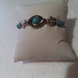 #31-7 1/2" TORQUISE BRACELET-ADJUSTABLE